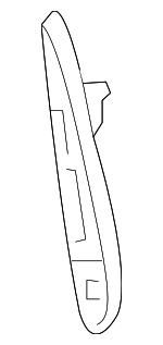 33505TDJJ01 - Body: Reflector Panel for Honda: Civic Image