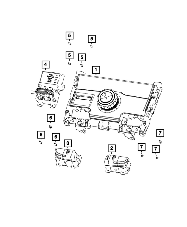 « 68611661AG –  : Transmission Selecteur pour Mopar Image »