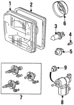 STC1238 - Electrical: Headlamp Assembly for Land-Rover Image