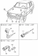 8971871190 - : Connector, Head Lamp for Honda Image