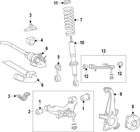 Front Suspension for 2024 Toyota Land Cruiser #0