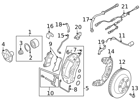 Front Brakes for 2013 Audi Q7 #0