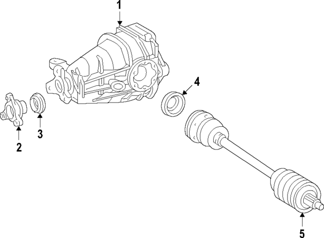 1643380220 - Universals &amp; Rear Axle: Companion Flange for Mercedes-Benz Image