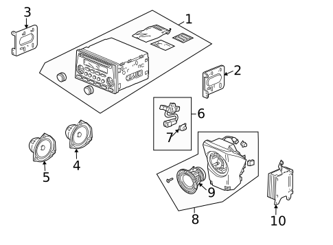 Sound System for 2007 Honda Element #0