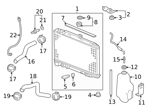 Radiator & Components for 2019 Honda Ridgeline #0
