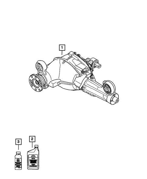 Front Axle Assembly for 2009 Jeep Commander #0