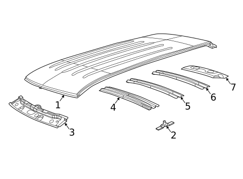 Roof & Components for 2017 Jeep Compass #2