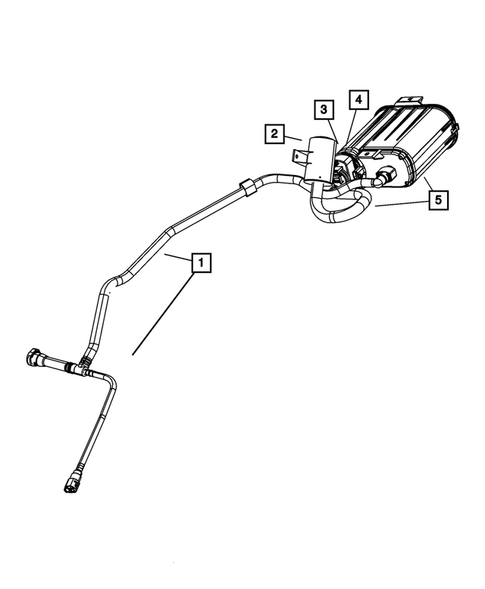 Vacuum Canister/Leak Detection Pump for 2010 Chrysler Sebring #0