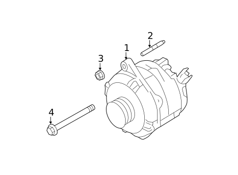 Alternator for 2007 Lincoln MKX #0