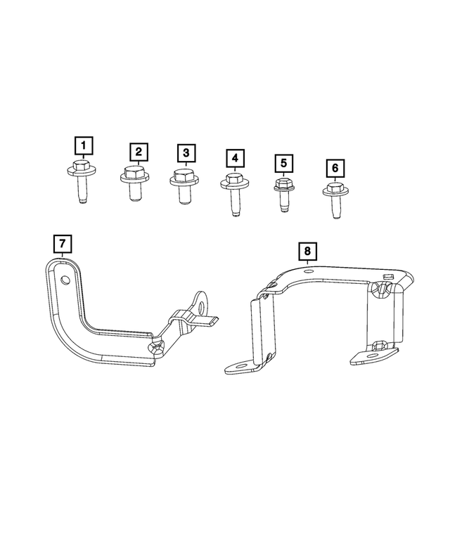 4749269AA - Electrical: Hex Head Bolt And Washer for Mopar Image image