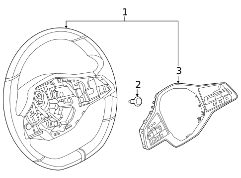 Steering Wheel & Trim for 2023 Nissan ARIYA #1
