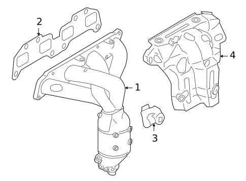 Exhaust Manifold for 2009 Suzuki Equator #0