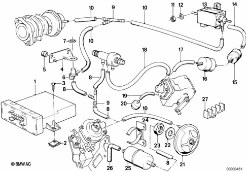 Vacuum Control for 1986 BMW 524td #0