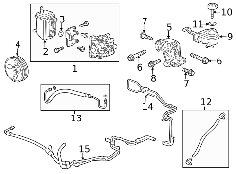 Pump & Hoses for 2012 Chevrolet Captiva Sport #0