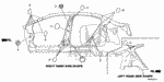 91601S0XJ00 - Interior/Bumper: PLUG, HOLE for Honda Image
