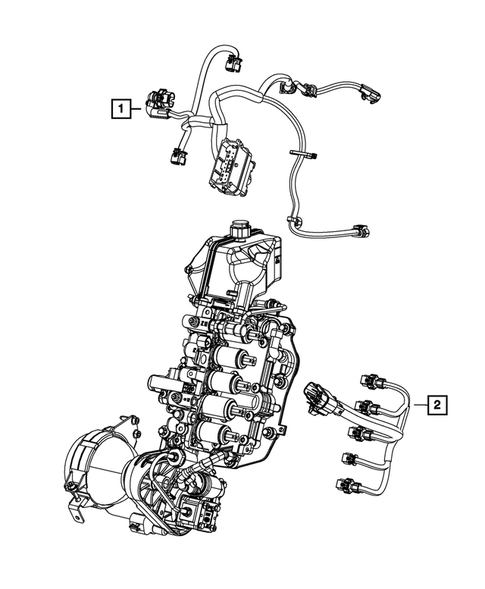 Wiring-Powertrain for 2014 Fiat 500L #2