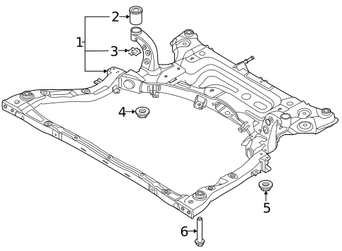 Suspension Mounting for 2017 Kia Niro #5
