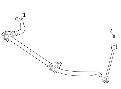 Stabilizer Bar & Components for 2022 Mercedes-Benz GLE 450 SUV #1