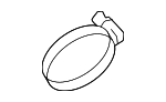 9611110670 - Engine: Air Hose Clamp for Toyota: Grand Highlander, Highlander, Mirai, RAV4, Sequoia, Tundra Image