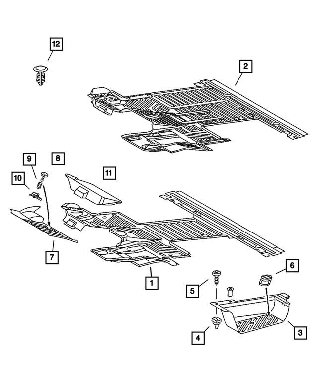 5122824AA - Interior Trim: Scuff Plate, Right for Mopar Image