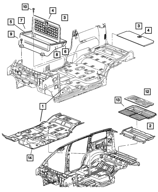 5KQ13ZJ8AC - Interior Trim: Front Floor Carpet for Mopar Image