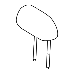 5M0885901AE83V - Body: Headrest for Volkswagen: Tiguan, Tiguan Limited Image