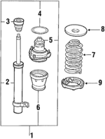52611SD4Z02 - Suspension: Shock for Acura Image