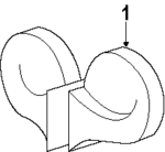 F8AZ13832AA - Electrical: Horn for FORD Image