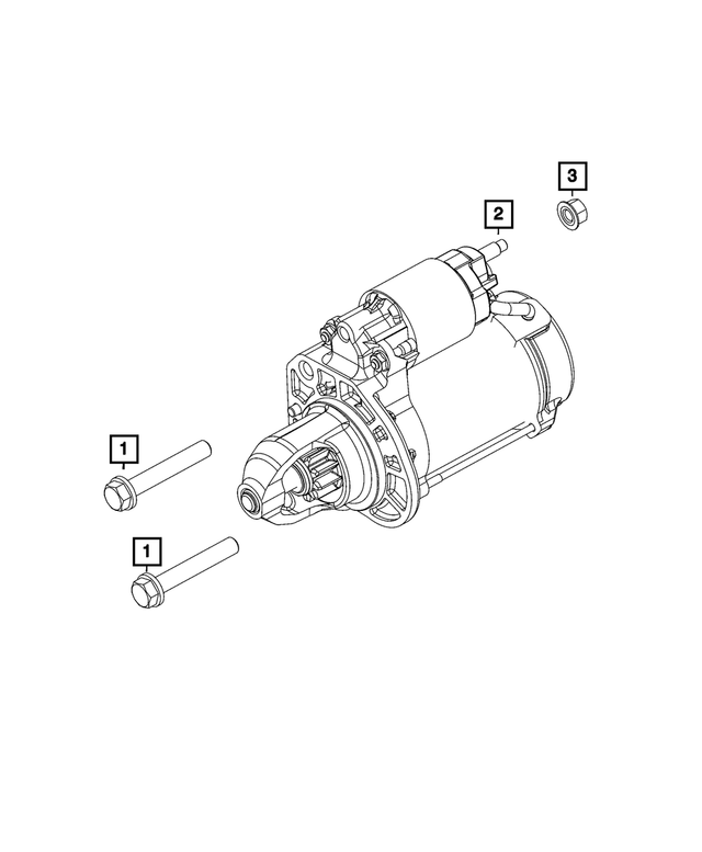 6101986 - Electrical: Hex Head Screw And Washer for Mopar Image image