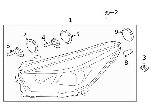 Lighting - Exterior for 2022 Ford Escape #0
