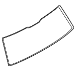 SL1Z7842006C - Body: Lift Gate Glass for Ford Image