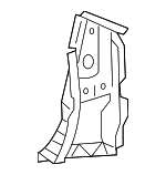 6171233050 - Body: Outer Reinforced for Lexus: ES300, ES330 Image