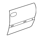 4717804AB - Body: Outer Panel for Chrysler: Town &amp; Country, Voyager | Dodge: Caravan, Grand Caravan Image