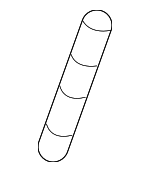 91502S70003 - Body: Lift Gate Glass Fastener for Honda: Accord Crosstour, Civic, CR-V, CR-Z, Crosstour, Element, Fit, HR-V, Insight, Odyssey, Passport, Pilot Image