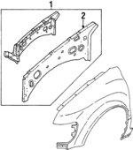 K01F53200C - : Wheelhouse Assembly for Kia: Sportage Image