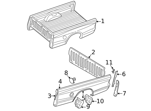 Front & Side Panels for 2007 Dodge Dakota #0