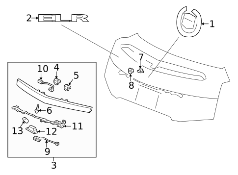 Liftgate for 2014 Cadillac ELR #0