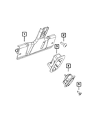 68175335AA - Interior Trim: Trim Screw for Mopar Image