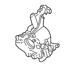 7F2Z3511A - Steering: Column Flange for Ford: Bronco, Country Squire, Crown Victoria, E-150 Econoline, E-150 Econoline Club Wagon, E-250 Econoline, E-350 Econoline, E-350 Econoline Club Wagon, Econoline Super Duty, F-150, F-250, F-250 HD, F-350, F-Super Duty, Freestar, LTD Crown Victoria, Mustang, Taurus, Thunderbird, Windstar | Lincoln: Continental, Mark VII, Mark VIII, Town Car | Mercury: Colony Park, Cougar, Grand Marquis, Marauder, Monterey, Sable, Villager Image