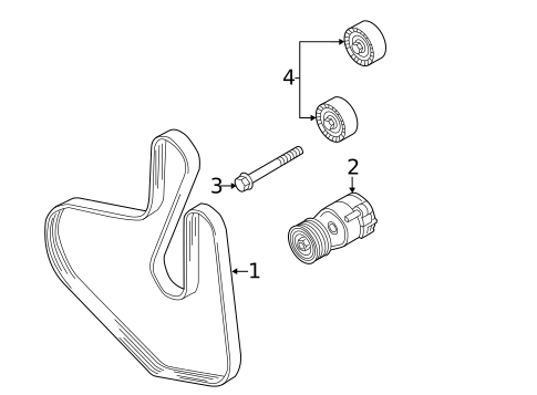 Belts & Pulleys for 2015 Volkswagen Passat #0