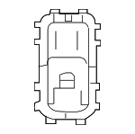 22290503099051 - Body: Door Window Switch for Mercedes-Benz Image