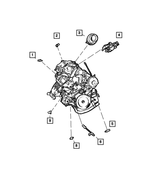 Sensors for 2007 Jeep Wrangler #1