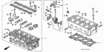 12204PR3305 - Engine: GUIDE, VALVE (OVER SIZE) for Acura Image