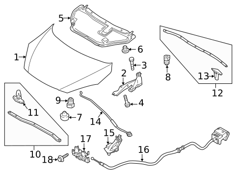 Hood & Components for 2014 Mazda 2 #0