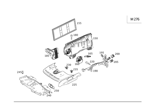 Gasoline Vehicle Air Intake for 2012 Mercedes-Benz E350 #0