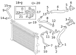 9613644301 - Cooling System: Lower Hose Clamp for Toyota Image