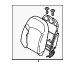 6901B739HF - : Seat Back Assembly for Mitsubishi: Mirage G4 Image