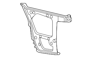 4M0807454B - Body: Bumper Guide for Audi Image
