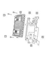 68286590AB - Electrical: Module Bracket for Mopar Image