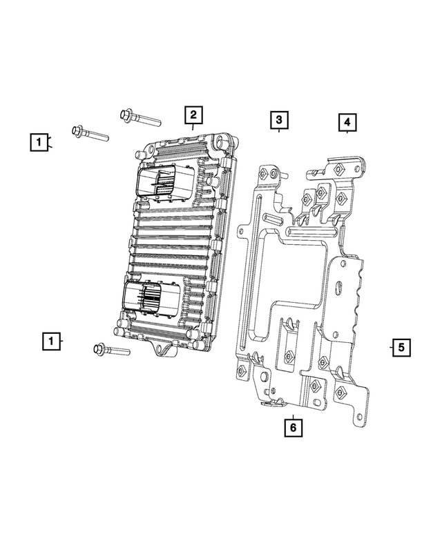 68286590AB - Electrical: Module Bracket for Mopar Image